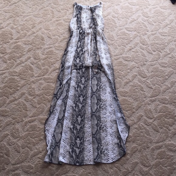 Andrée High Low Snakeskin Maxi Dress - Picture 3 of 8